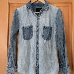 Rails Denim 100% Tencel Button Down XS